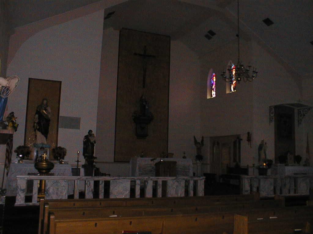 Inside St. Ann's Catholic Church